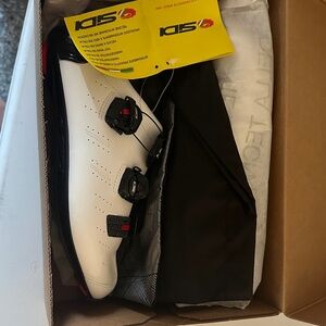 Men’s 42.5 Sidi White Cycling Shoe with Boa Dials